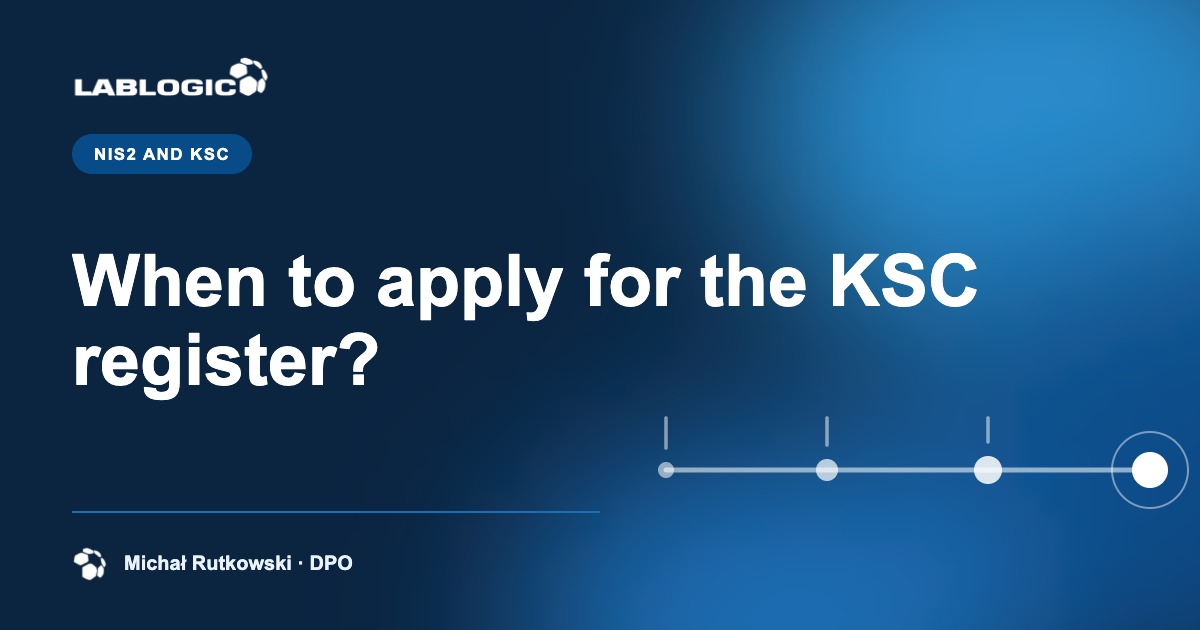 When and how to apply for entry in the KSC register?