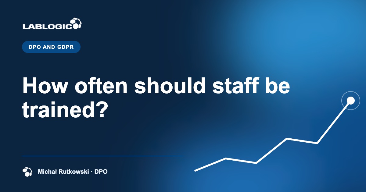 How often should employees be trained on data protection?