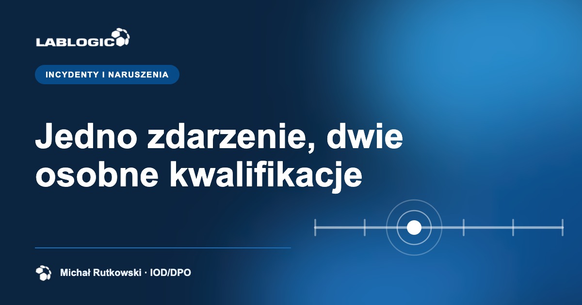 Czym różni się incydent od naruszenia ochrony danych?
