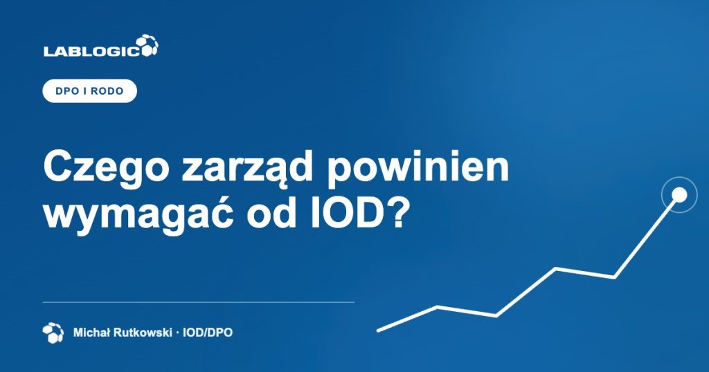 Czego zarząd powinien wymagać od IOD? — grafika artykułu LabLogic, autorstwo: Michał Rutkowski