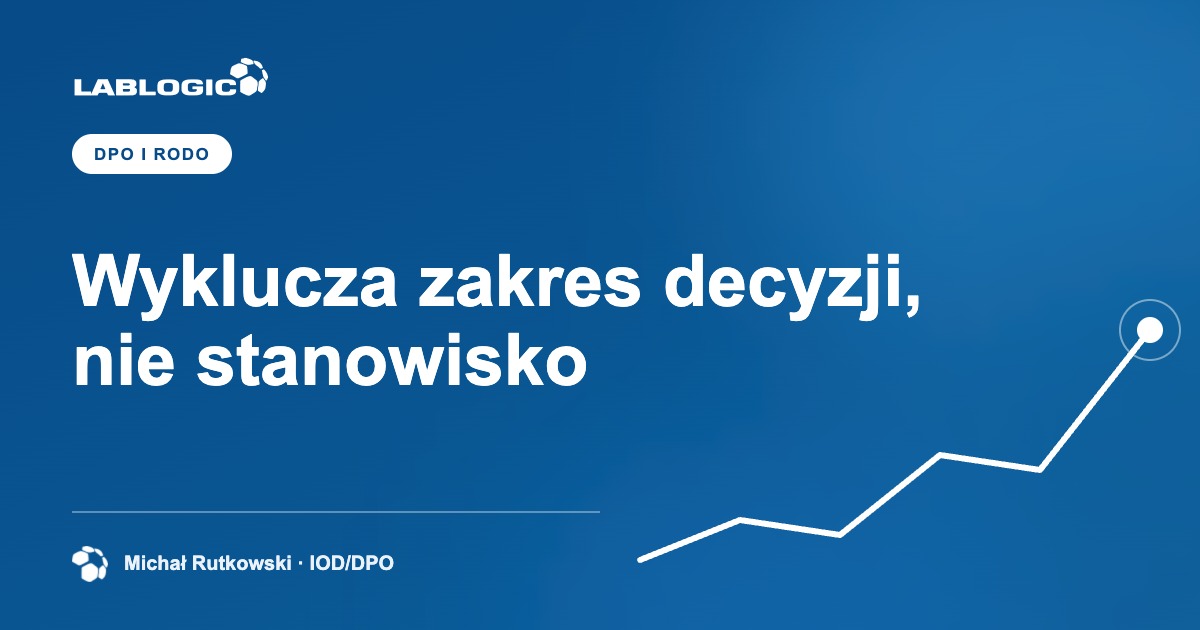Kto nie może pełnić funkcji inspektora ochrony danych?