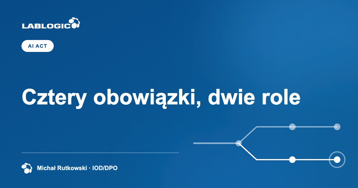 Kto odpowiada za obowiązki przejrzystości z AI Actu?