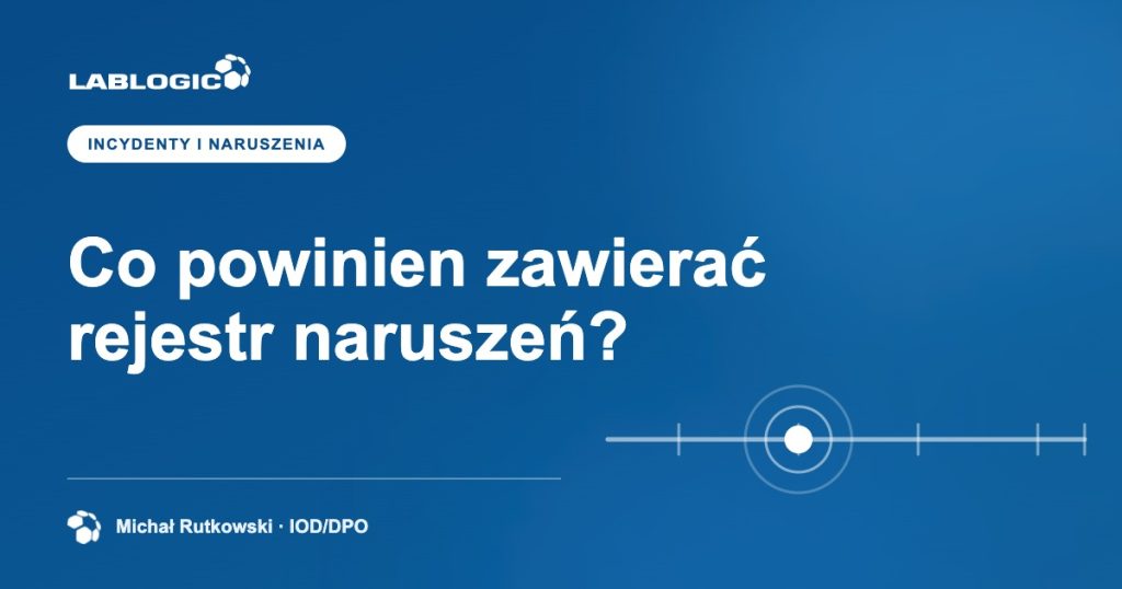 Co powinien zawierać rejestr naruszeń? — grafika artykułu LabLogic, autorstwo: Michał Rutkowski