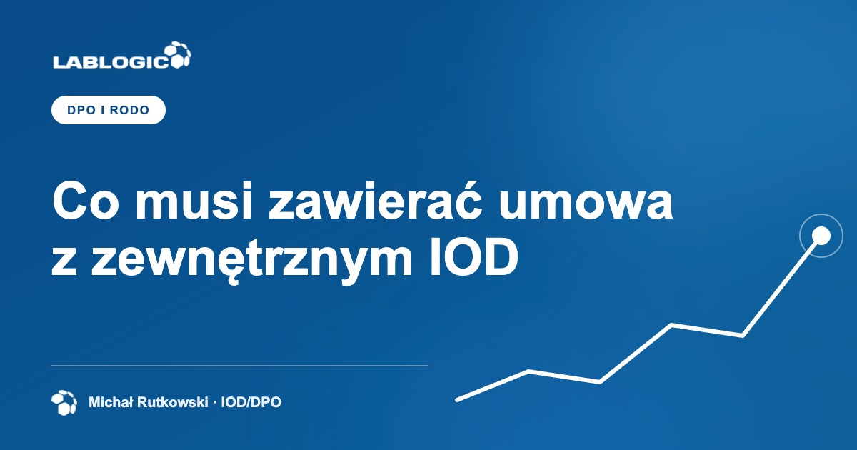 Co powinna zawierać umowa z zewnętrznym inspektorem ochrony danych?
