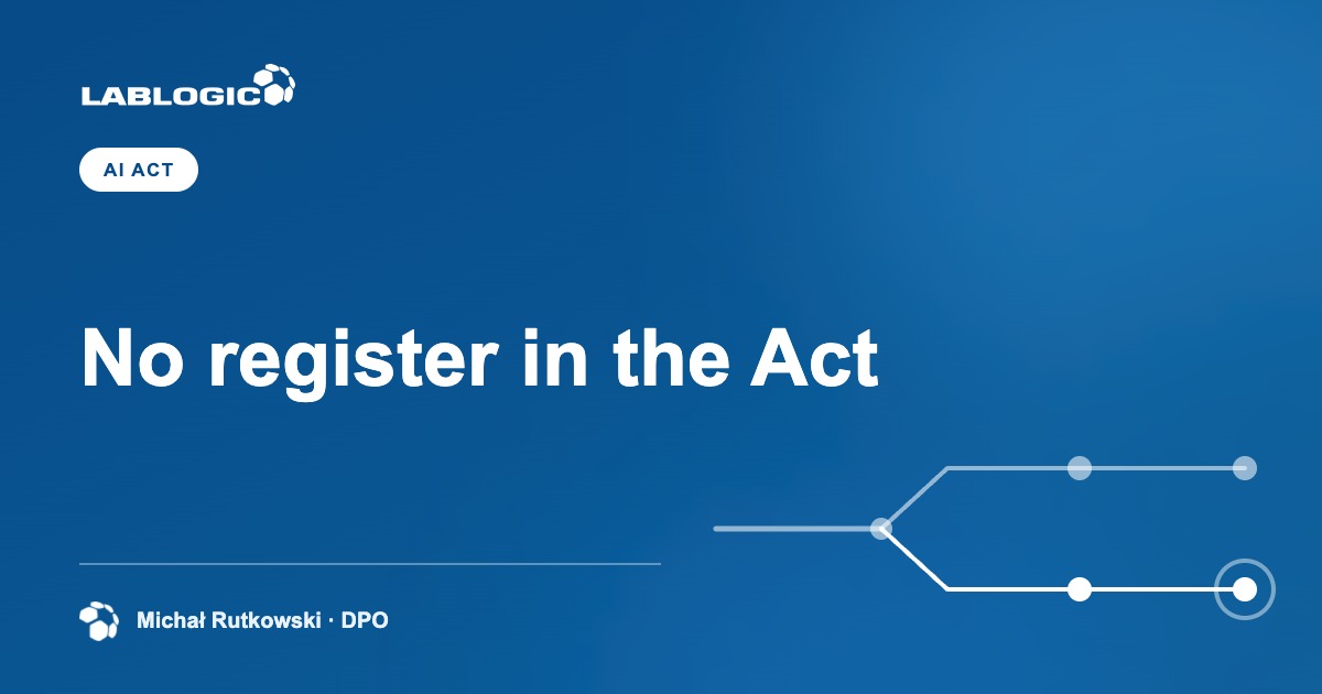What should an AI use register contain?